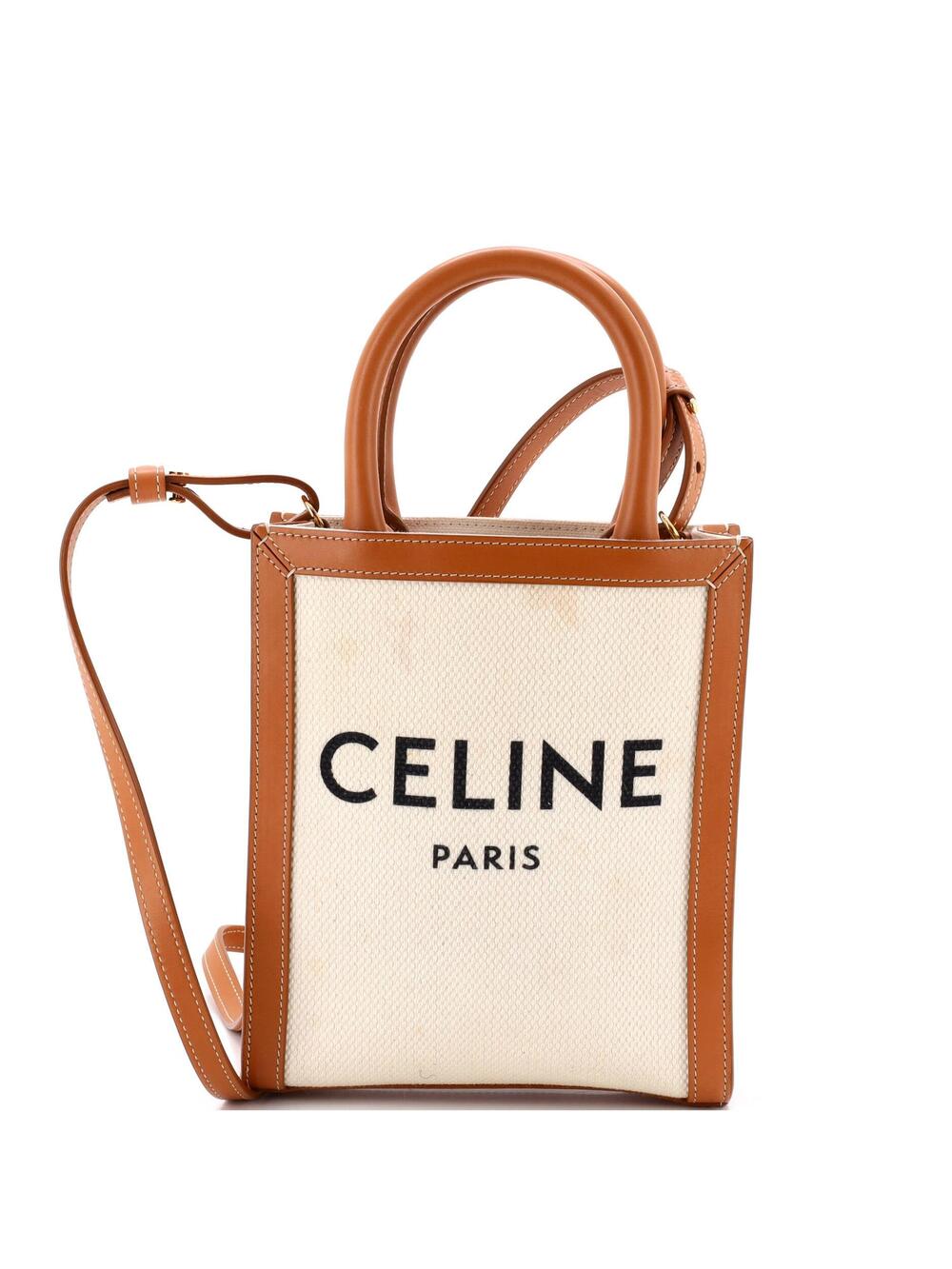 Celine Vertical Cabas Tote Canvas With #382635C84B